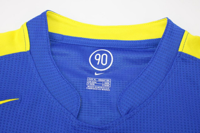 Retro Jersey 2004-2005 Boca Juniors Home Soccer Jersey Vintage Football Shirt