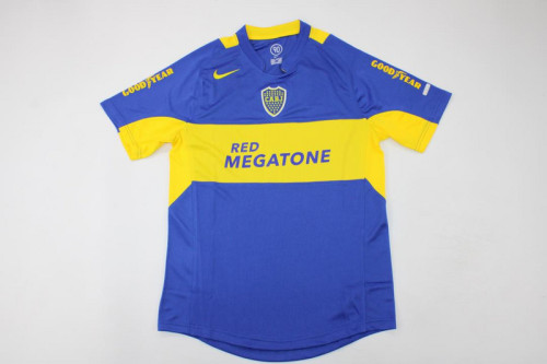 Retro Jersey 2005-2006 Boca Juniors Home Soccer Jersey Vintage Football Shirt