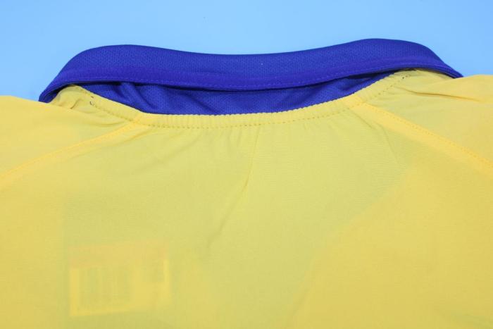 with EPL Patch Retro Jersey 2003-2005 Arsenal Away Yellow Soccer Jersey Vintage Football Shirt