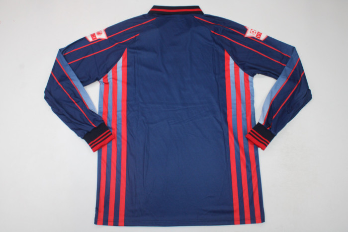Long Sleeve Retro Jersey 1998 West Ham Iron Maiden Home Soccer Jersey