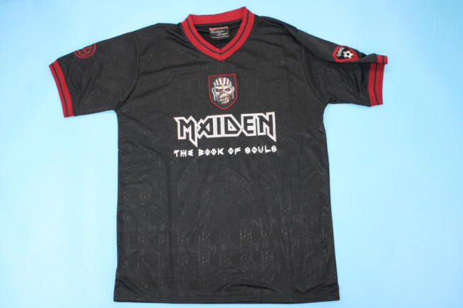Retro Jersey 2016 West Ham Iron Maiden 16 Black Soccer Jersey Vintage Football Shirt