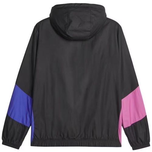 2024 Ac Milan Black/Pink/Blue Soccer Windbreaker Jacket Football Jacket