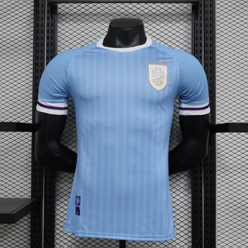 Player Version Uruguay 2024 Home Soccer Jersey Football Shirt