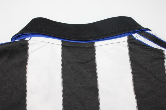Long Sleeve Retro Jersey 1999-2000 Newcastle United Home Soccer Jersey Vintage Football Shirt