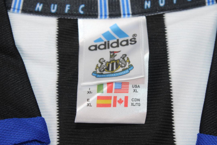 Retro Jersey 1999-2000 Newcastle United Home Soccer Jersey Vintage Football Shirt