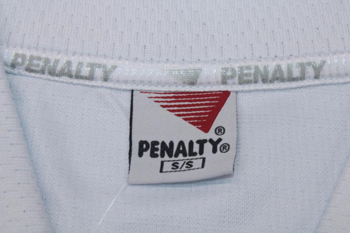 Retro Jersey Sao Paulo 1999-2000 F.AURELIO 6 Home White Soccer Jersey Vintage Football Shirt
