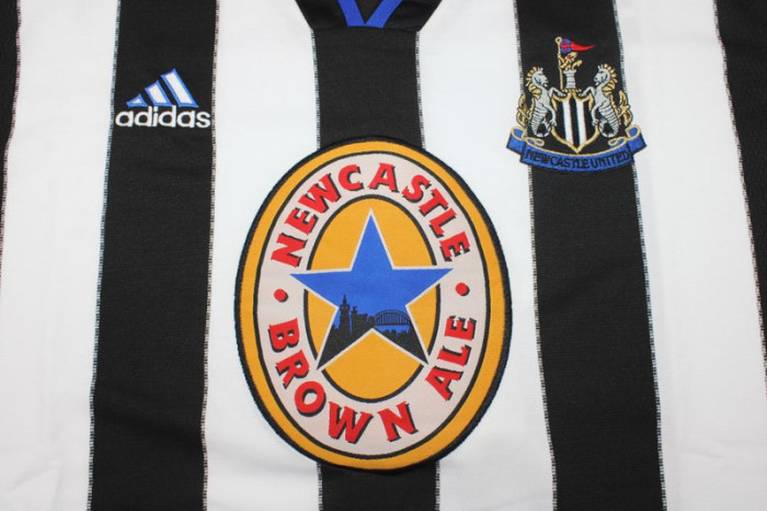 Retro Jersey 1999-2000 Newcastle United Home Soccer Jersey Vintage Football Shirt