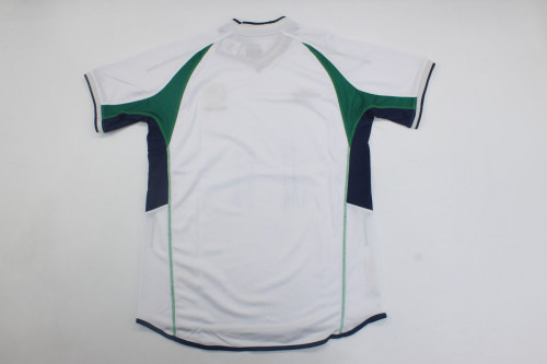 Retro Jersey 2002 Ireland Away White Soccer Jersey Vintage Football Shirt