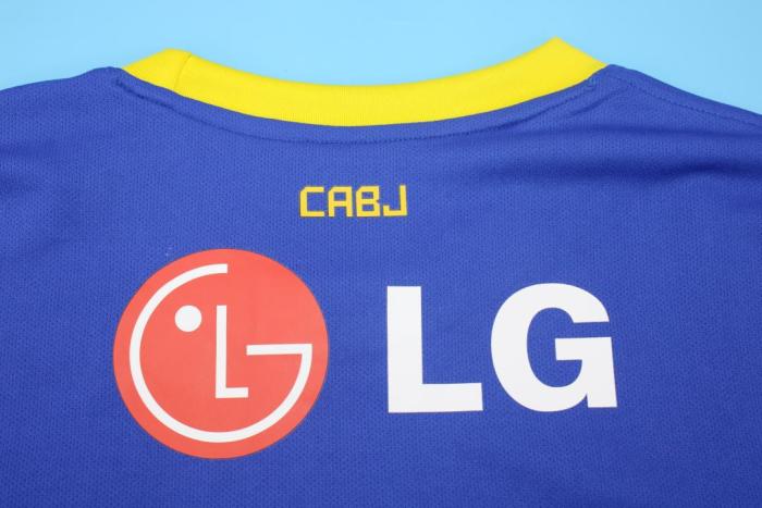 Retro Jersey 2010-2011 Boca Juniors ROMAN 10 Home Soccer Jersey Vintage Football Shirt