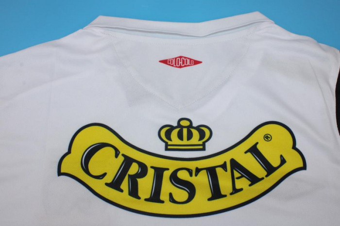 with Patch Retro Jersey Long Sleeve 2006 Colo-Colo Home Soccer Jersey