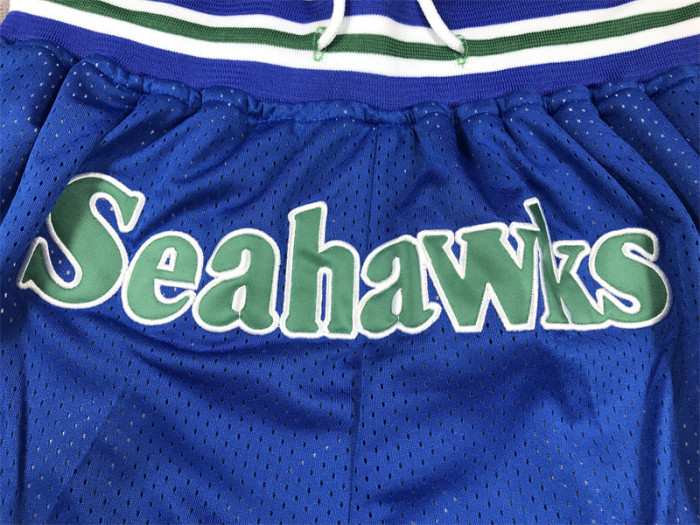 with Pocket Seattle Seahawks Blue NFL Shorts
