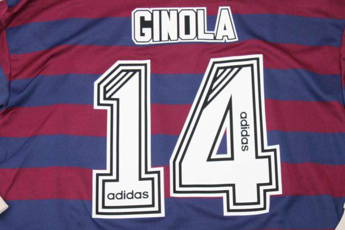 Long Sleeve Retro Jersey 1995-1996 Newcastle United GINOLA 14 Away Soccer Jersey Vintage Football Shirt