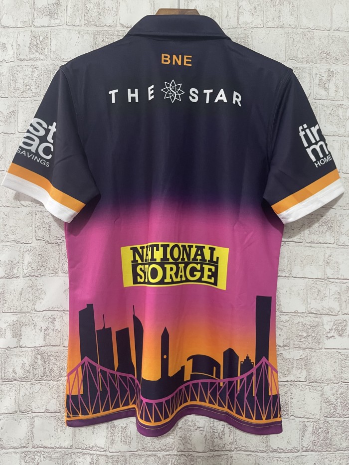 2024 Brisbane Broncos Purple Rugby Jersey