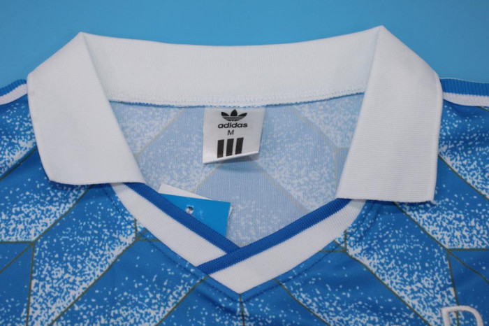 Long Sleeve Retro Jersey 1988 East Germany 9 Home Vintage Soccer Jersey