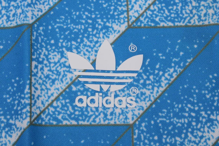 Long Sleeve Retro Jersey 1988 East Germany 9 Home Vintage Soccer Jersey