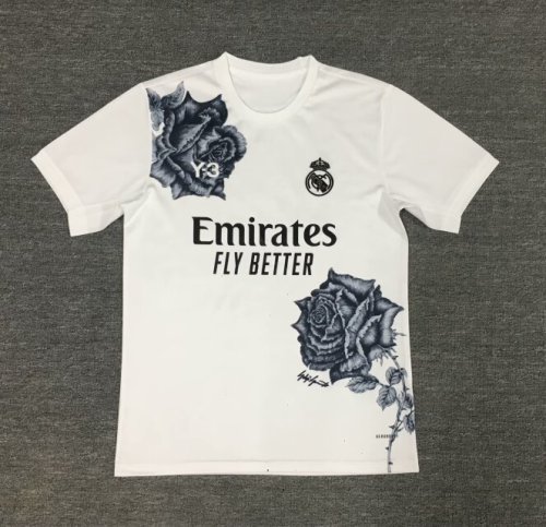 Fan Version 2024 Y-3 Real Madrid White Soccer Jersey Real Football Shirt
