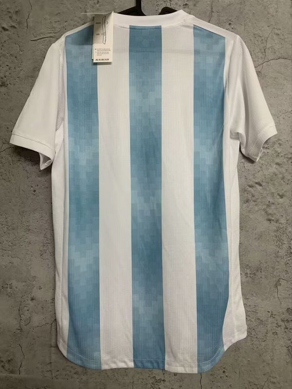 Player Version Retro Jersey 2018 Argentina Home Soccer Jersey Vintage Football Shirt