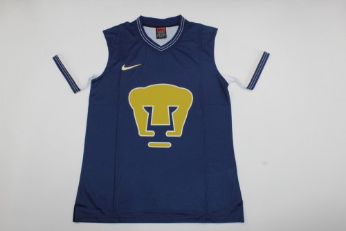 Retro Jersey 1988 Pumas Dark Blue Soccer Jersey Vintage Football Shirt