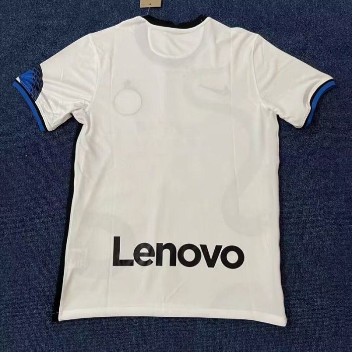 Retro Jersey 2021-2022 Inter Milan Away White Soccer Jersey Inter Vintage Football Shirt