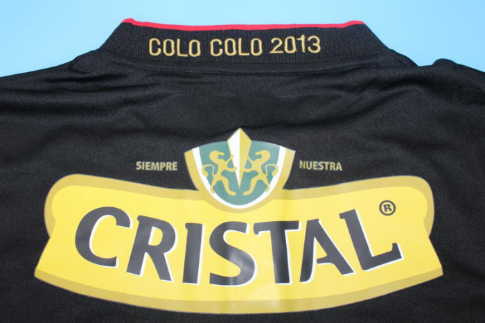 Retro Jersey 2013 Colo-colo Away Black Soccer Jersey Vintage Football Shirt