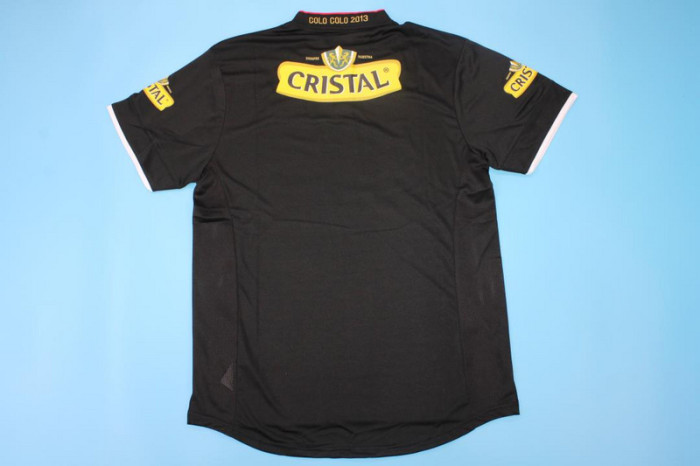 Retro Jersey 2013 Colo-colo Away Black Soccer Jersey Vintage Football Shirt