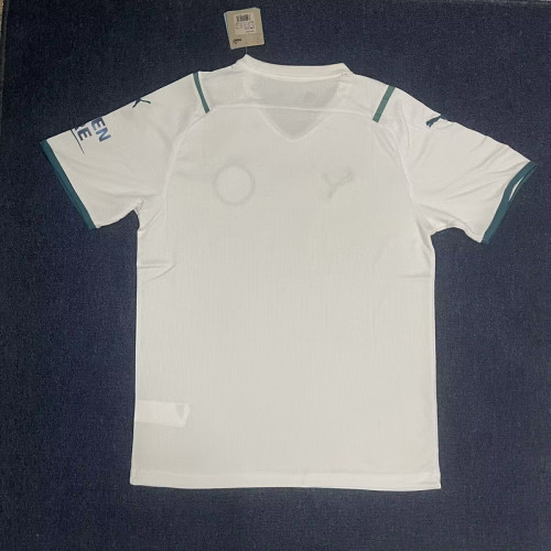 Retro Jersey 2021-2022 Manchester City Away White Soccer Jersey Vintage Man City Football Shirt