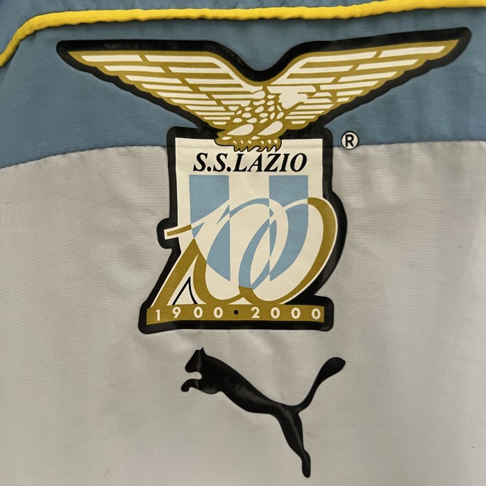 2024 Lazio Trench Coat Reversible Soccer Reversible Windbreaker Jacket