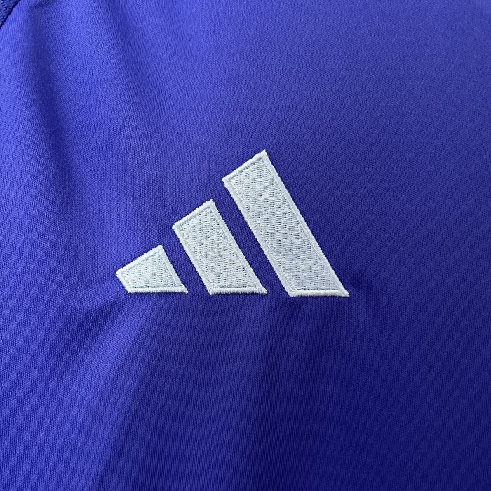 with FIFA World Champions 2022 Patch Fan Version Argentina 2024 Away Soccer Jersey Blue Football Shirt