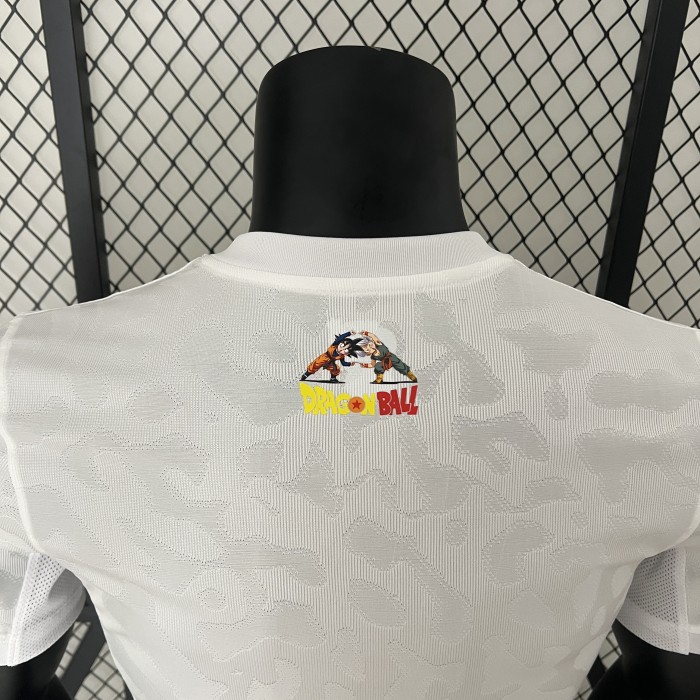 Player Version 2024 PSG Dragon Ball White Soccer Jersey Paris Football Maillot