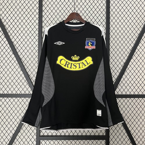 Retro Jersey Long Sleeve 2006 Colo-Colo Away Black Soccer Jersey