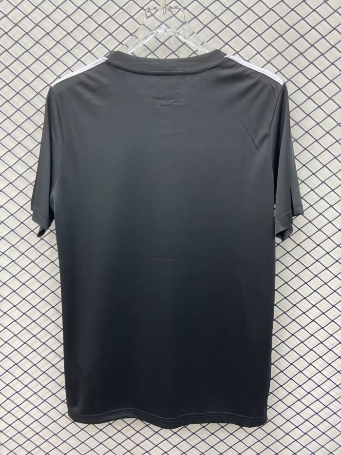Fan Version 2023-2024 Barcelona X Balmain Black Soccer Jersey