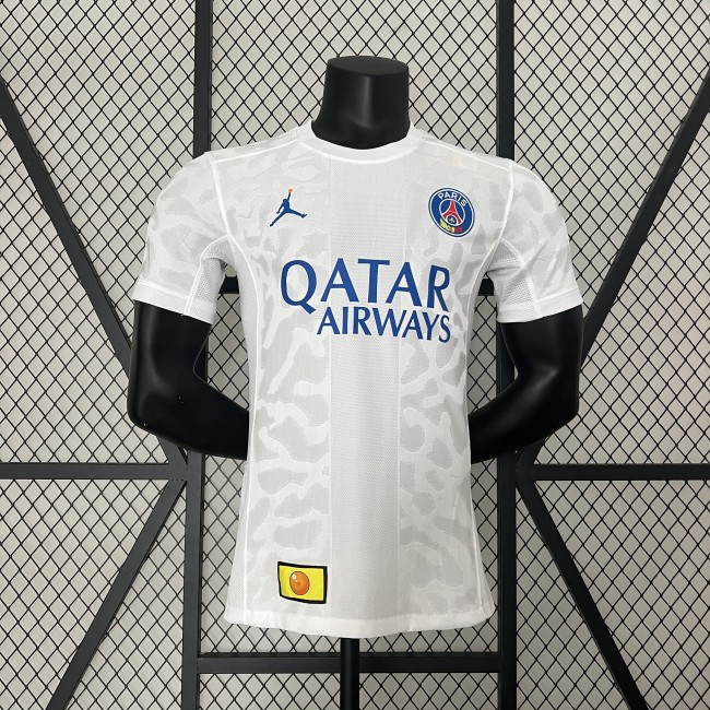 Player Version 2024 PSG Dragon Ball White Soccer Jersey Paris Football Maillot