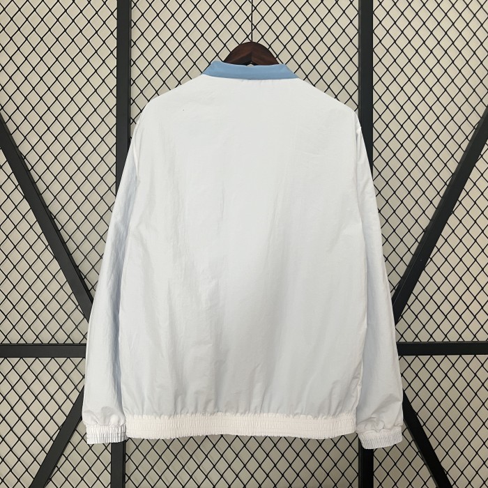 2024 Lazio Trench Coat Reversible Soccer Reversible Windbreaker Jacket