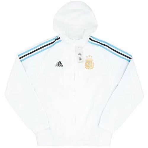 2024 Argentina White Soccer Windbreaker Jacket Football Jacket
