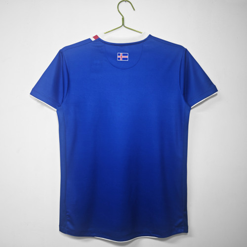 Retro Jersey 2016-2017 Iceland Home Soccer Jersey Vintage Football Shirt