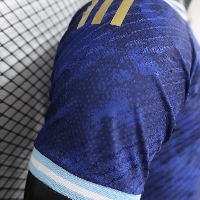 Player Version Argentina 2024 Dark Blue Special Edition Soccer Jersey Camisetas de Futbol