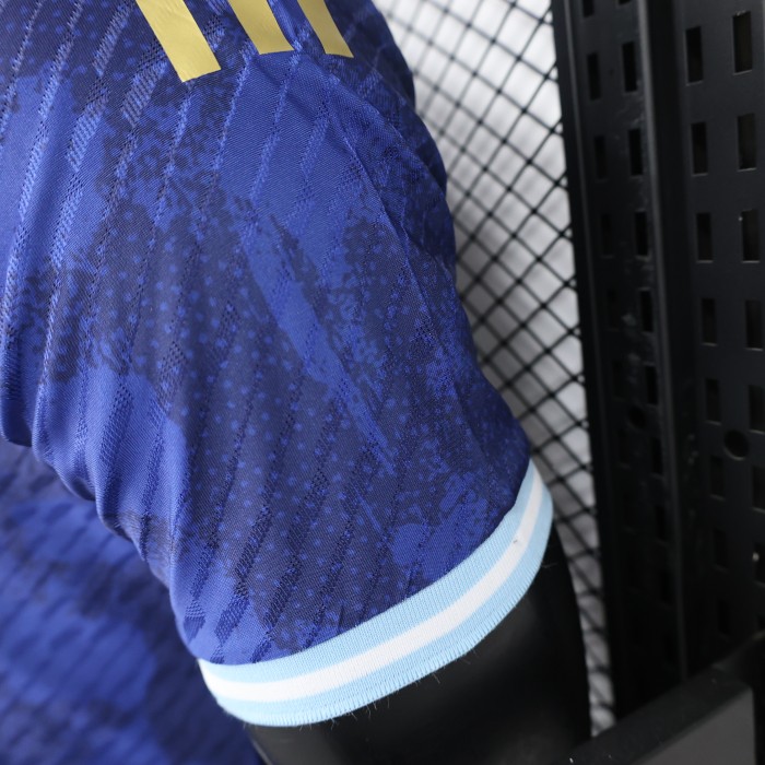 Player Version Argentina 2024 Dark Blue Special Edition Soccer Jersey Camisetas de Futbol