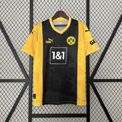 Fan Version 2024 Borussia Dortmund Black/Yellow Special Edition Soccer Jersey BVB Football Shirt