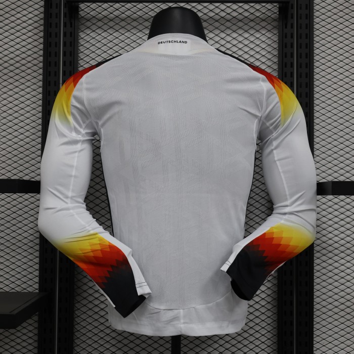 Long Sleeve Player Version Germany 2024 Home Soccer Jersey Deutsch Football Shirt