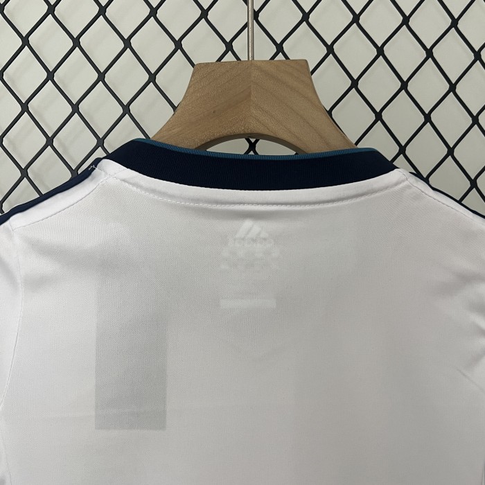 Retro Youth Uniform Kids Kit 2012-2013 Real Madrid Home Soccer Jersey Shorts Vintage Child Football Set