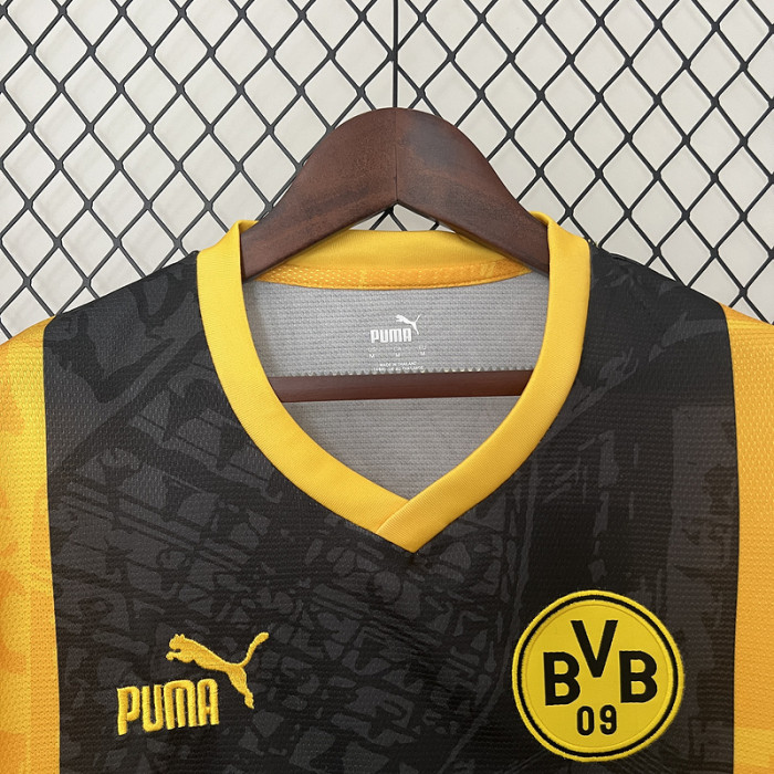 Fan Version 2024 Borussia Dortmund Black/Yellow Special Edition Soccer Jersey BVB Football Shirt