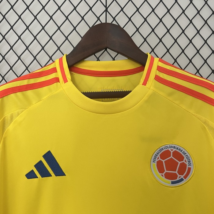 Fan Version Colombia 2024 Home Soccer Jersey Camisetas de Futbol