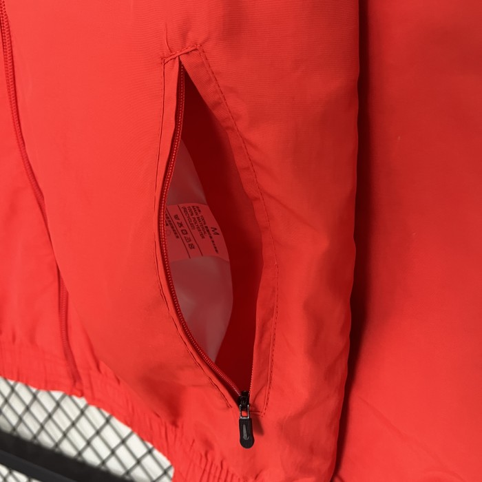 2024 Portugal Trench Coat Reversible Soccer Reversible Windbreaker Jacket