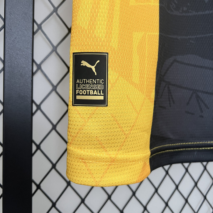 Fan Version 2024 Borussia Dortmund Black/Yellow Special Edition Soccer Jersey BVB Football Shirt