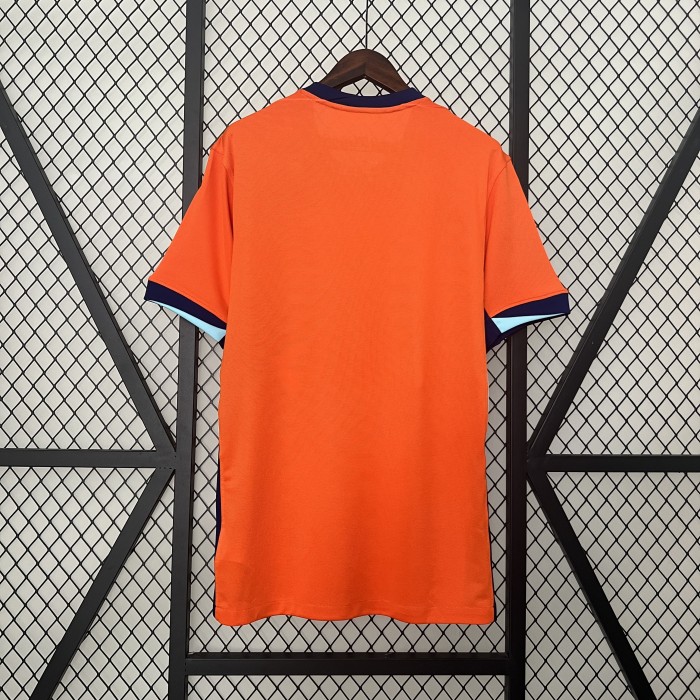 Fans Version 2024 Netherlands Home Soccer Jersey Holland Football Shirt