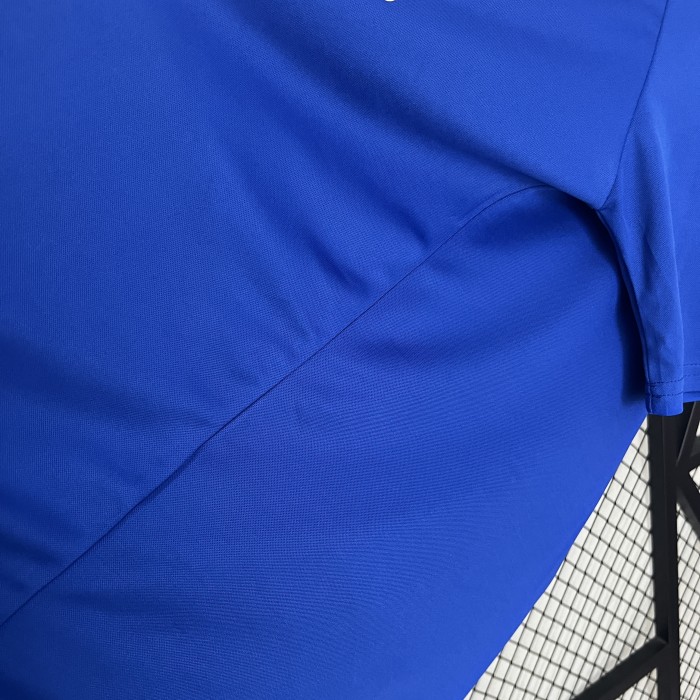 Retro Jersey 1992-1993 Real Zaragoza Away Blue Soccer Jersey Vintage Camisetas de Futbol