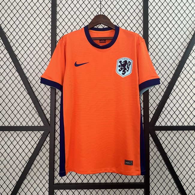 Fans Version 2024 Netherlands Home Soccer Jersey Holland Football Shirt