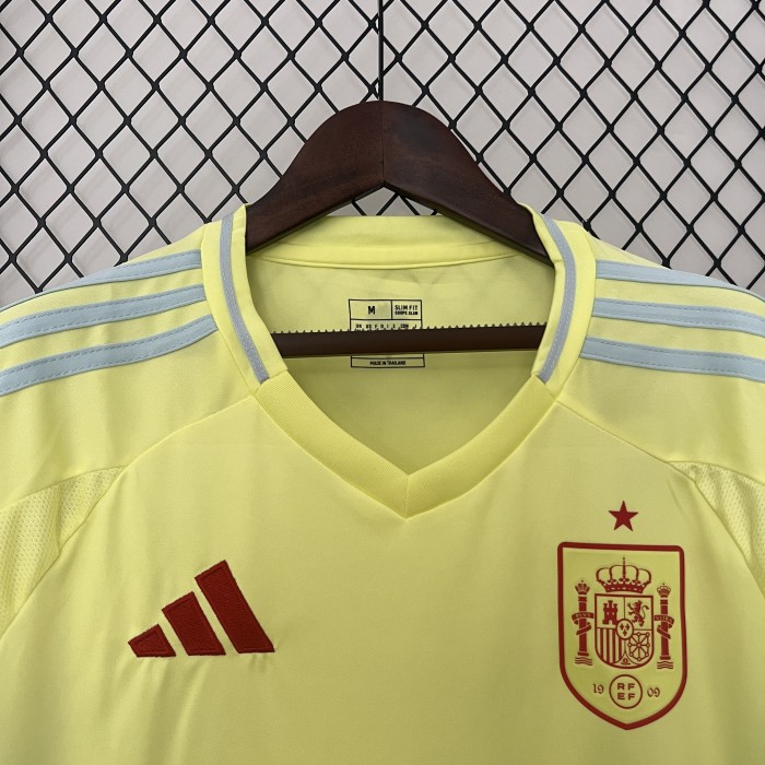 Fan Version Spain 2024 Away Soccer Jersey España Camisetas de Futbol