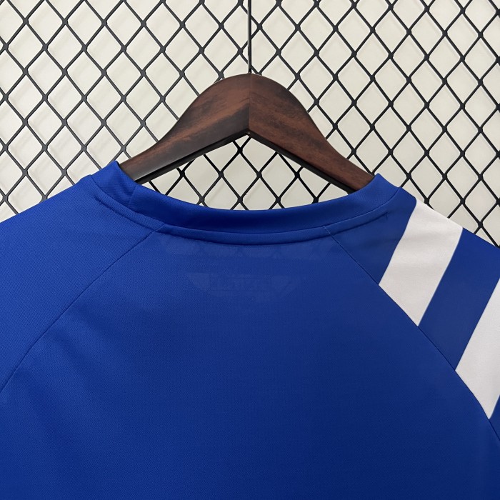 Retro Jersey 1992-1993 Real Zaragoza Away Blue Soccer Jersey Vintage Camisetas de Futbol