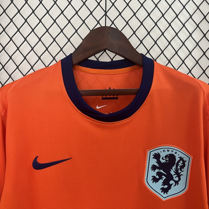 Fans Version 2024 Netherlands Home Soccer Jersey Holland Football Shirt